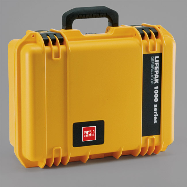 PHYSIO-CONTROL Hard Shell, Water-tight Carrying Case for LIFEPAK 1000 AED
