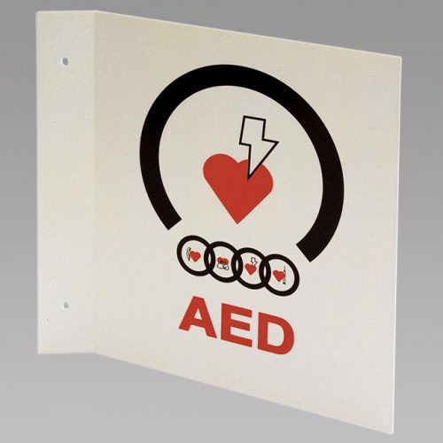 T-MOUNT AED WALL SIGN